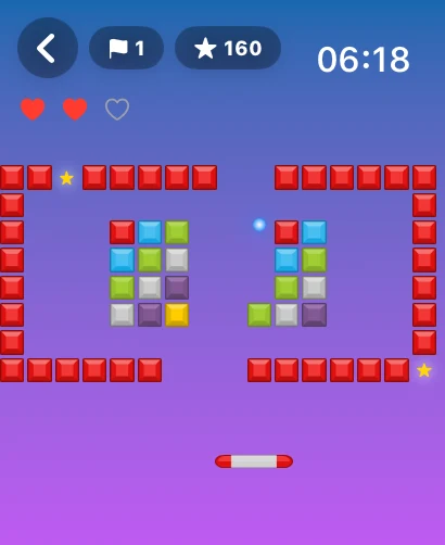 Breakout · Apple Watch gameplay